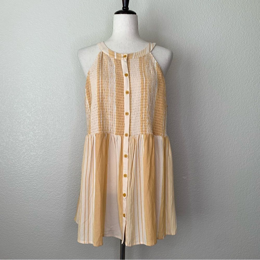 NWT Torrid Babydoll Rayon Crepe Smocked Tank Top